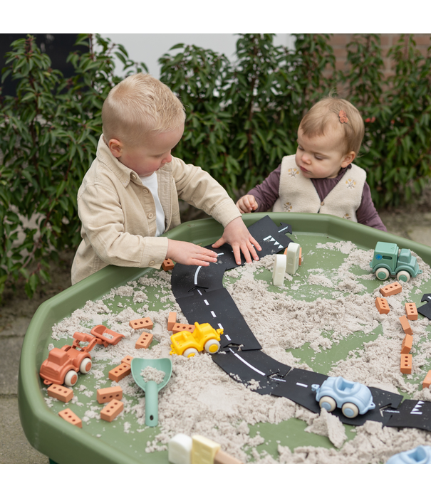 JUTTER & Co. JUTTER & Co. | Ready to Play Speelpakket - Tuff Tray Buiten  Thema Voertuigen & Bouwen