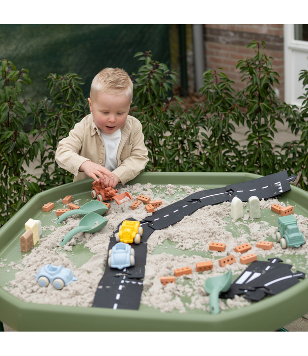 JUTTER & Co. JUTTER & Co. | Ready to Play Speelpakket - Tuff Tray Buiten  Thema Voertuigen & Bouwen