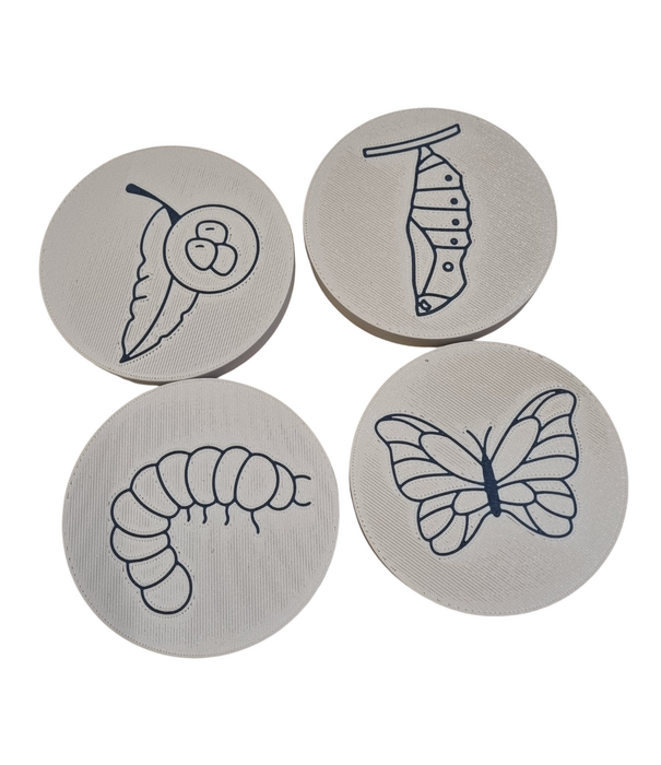 Kiddi Kiddi - Vulvormen Set van Rups naar Vlinder (4-delig)