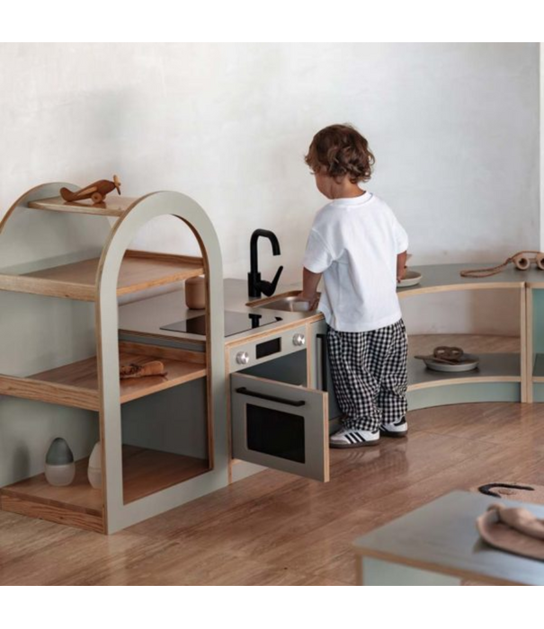 Kids By Design Kids by Design - Schappenkast Boog - Sage Groen - Peuter
