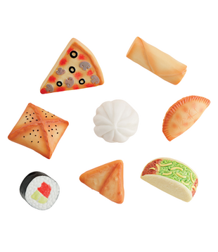 Sensorische Speelstenen Eten van de Wereld (8-delig)