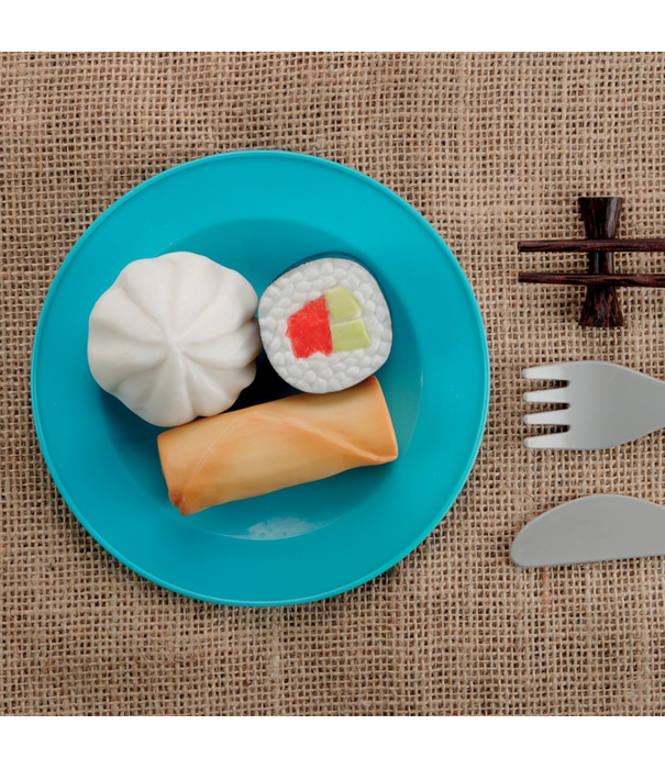 Yellow Door Yellow Door - Sensorische Speelstenen Eten van de Wereld (8-delig)