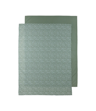 2-pack Wieglaken Forest Green Cheetah