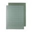 Meyco - 2-pack Wieglaken Forest Green Cheetah