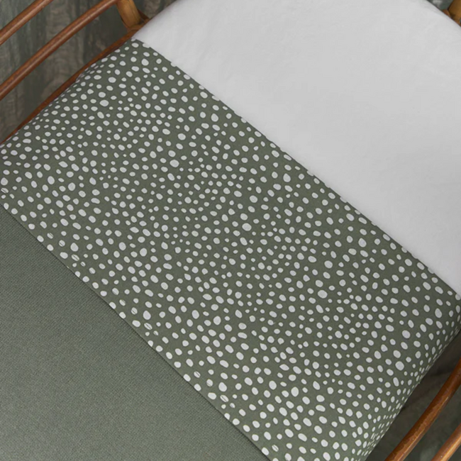Meyco - 2-pack Wieglaken Forest Green Cheetah