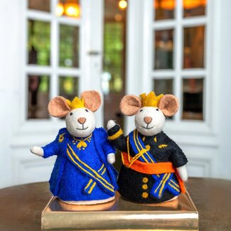 Sjaal met Verhaal Muis Koning & koningin