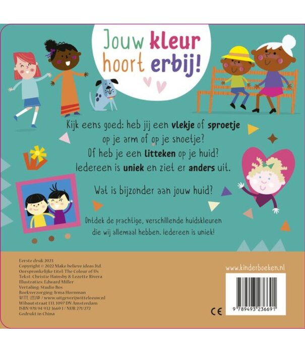 Uitgeverij Witte Leeuw Boek - Jouw Kleur Hoort Erbij | 5+