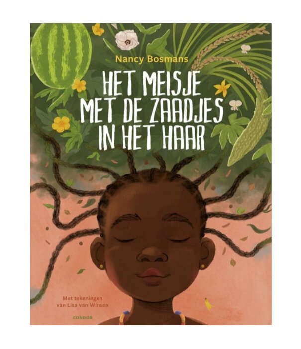 Uitgeverij Condor Boek - Het Meisje met de Zaadjes in het Haar | 4+