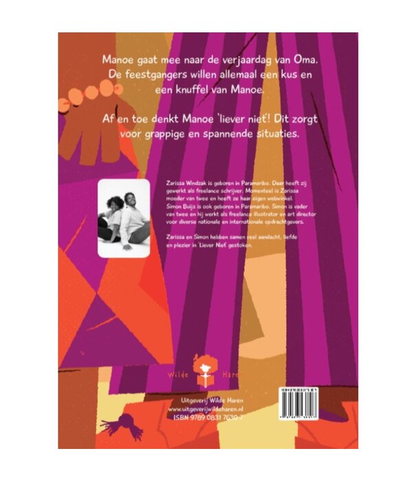 Uitgeverij Wilde Haren Boek - Liever Niet | 3+