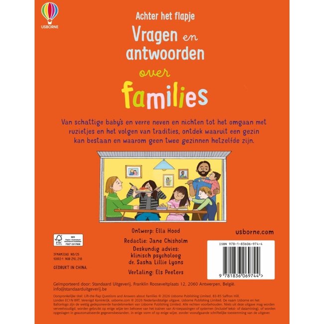 Boek - Vragen en Antwoorden over Families | 5+