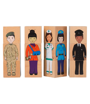 Beroepen Stapelblokken (12-delig)