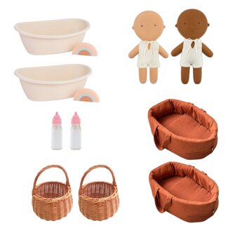 JUTTER & Co. Ready to Play Speelpakket -  Speeleiland Zorgen & Verzorgen Baby/Dreumes