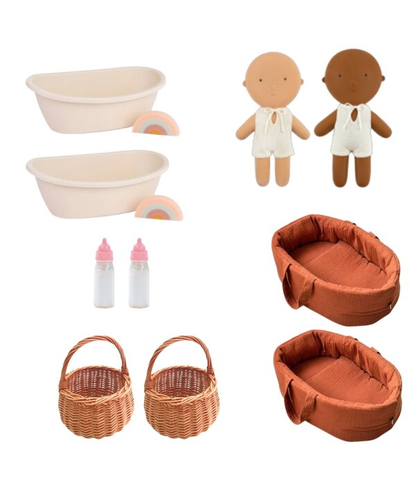 JUTTER & Co. JUTTER & Co. || Ready to Play  Speelpakket - Speeleiland Zorgen & Verzorgen Baby/Dreumes