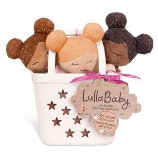 LullaBaby Mandje met Badpopjes (3-delig)