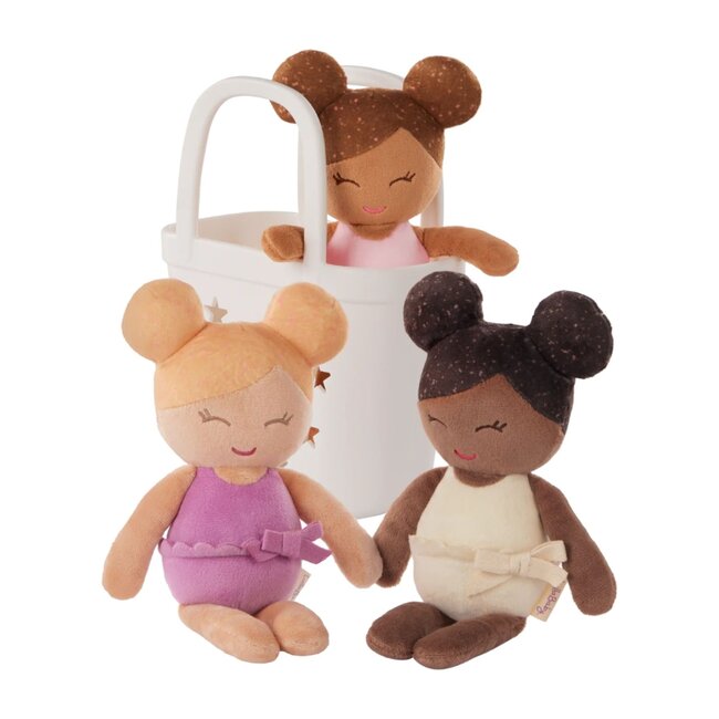 LullaBaby - Mandje met Badpopjes (3-delig)