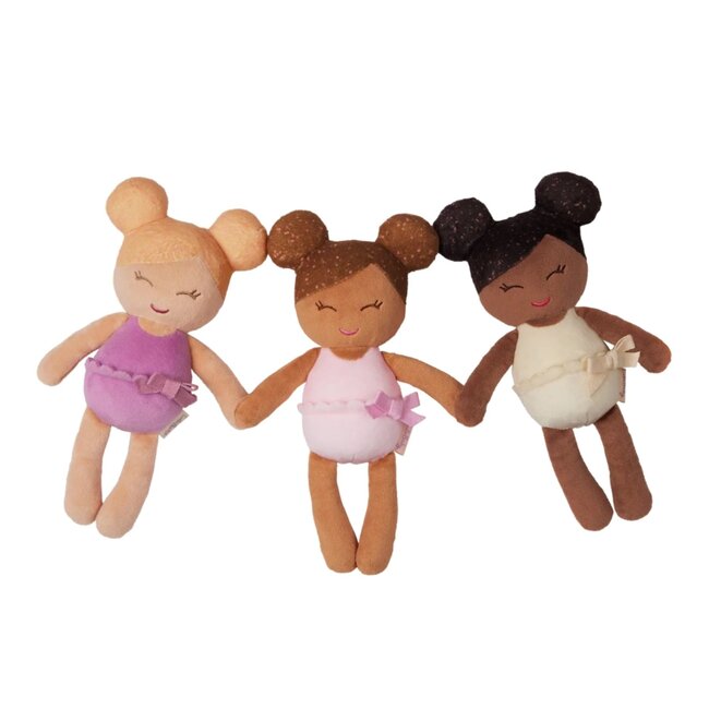 LullaBaby - Mandje met Badpopjes (3-delig)