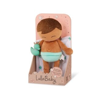 LullaBaby Badpop Jongen Bruin Haar