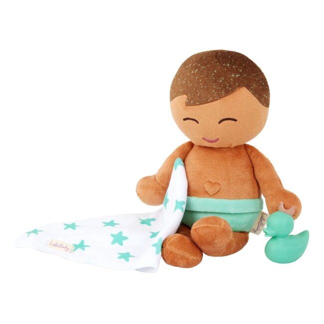 LullaBaby - Badpop Jongen Bruin Haar