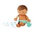 LullaBaby - Badpop Jongen Bruin Haar