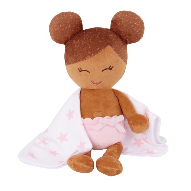 LullaBaby - Badpop Meisje Bruin Haar