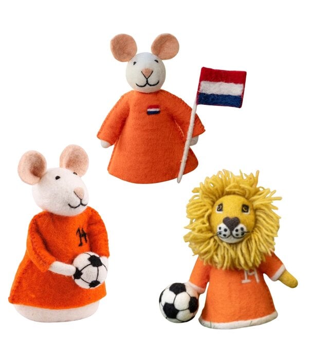 Sjaal met Verhaal Sjaal met Verhaal - Oranje Set (3-delig)