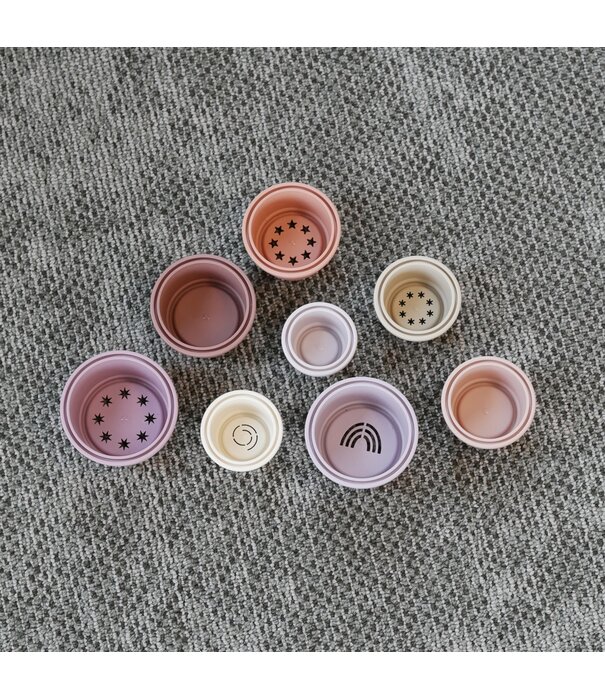 Mushie Mushie - Stapeltoren - Pastel