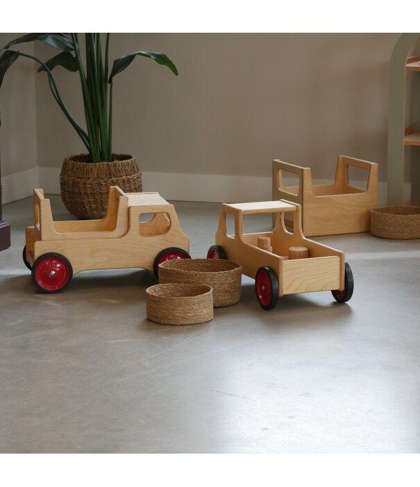 Basisgemeinde Emmi Pikler - Houten Auto Dichte Laadbak