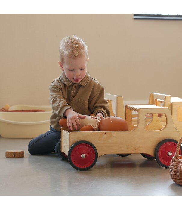 Basisgemeinde Emmi Pikler - Houten Auto Dichte Laadbak