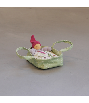 Kabouter in Mandje - Groen