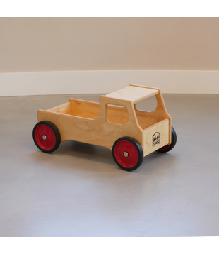 Houten Auto  Dichte Laadbak