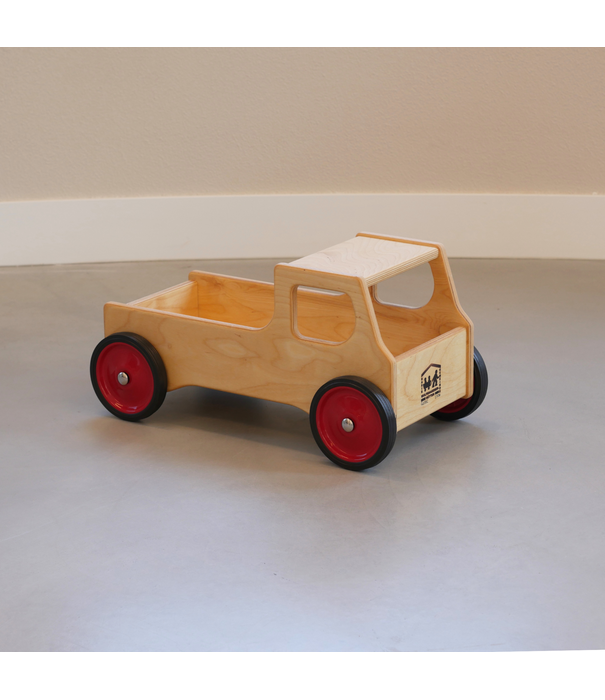 Basisgemeinde Emmi Pikler - Houten Auto Dichte Laadbak
