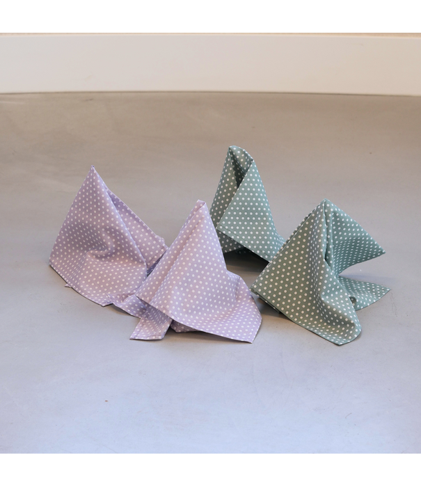 Basisgemeinde Emmi Pikler - Speeldoekjes - Stippen (4-delig)