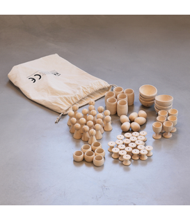 Loose Parts Houten Speelset (70-delig)