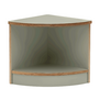 Kids By Design - Toyshelf Dichte Hoek Sage Groen