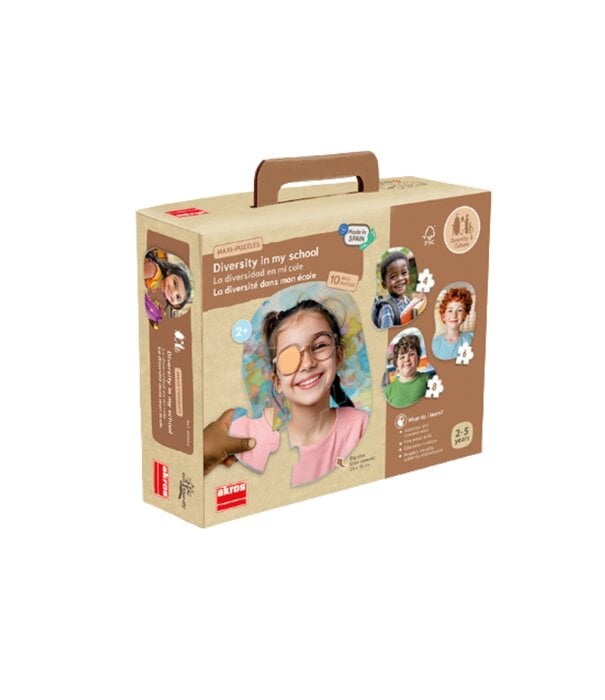 Akros Akros - Maxi Puzzels Diversiteit op Mijn School | 2+