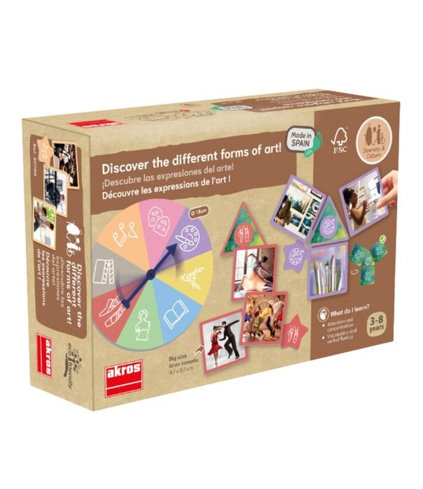 Akros Akros - Ontdekspel Vormen van Kunst | 4+