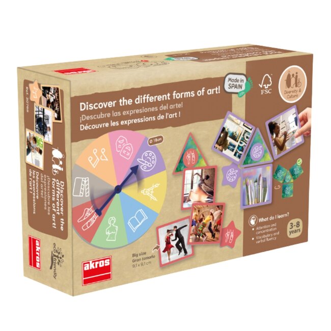 Akros - Ontdekspel Vormen van Kunst | 4+