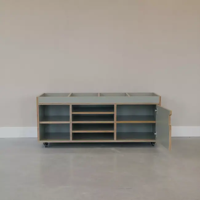 Kids By Design - Loose Parts Kast - Sage Groen - Peuter (H 50 cm)