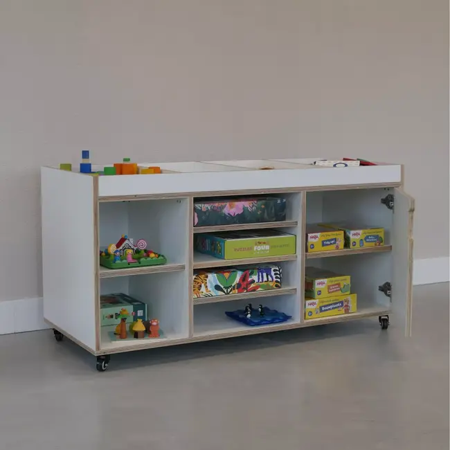 Kids By Design - Loose Parts Kast - Wit - BSO (H 60 cm)