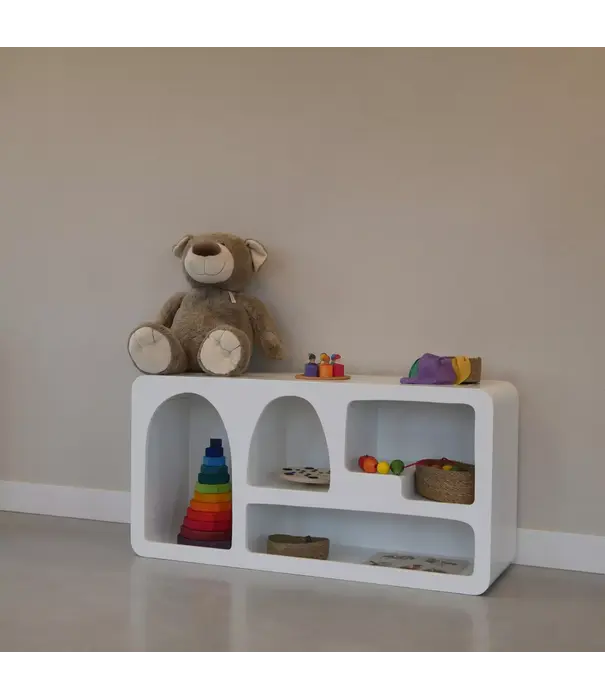 Kids By Design Kids By Design - Organische Vakkenkast Santorini - Laag (H 60 cm)