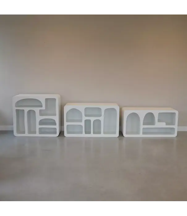 Kids By Design Kids By Design - Organische Vakkenkast Santorini - Laag (H 60 cm)