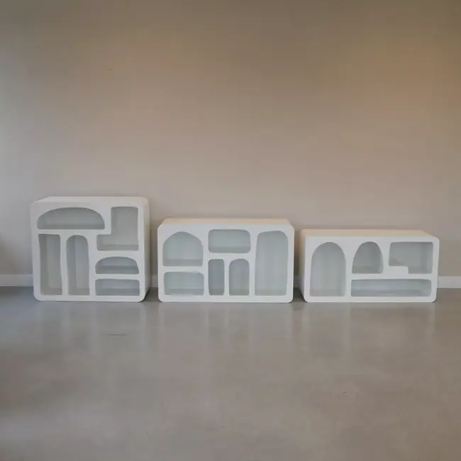 Kids By Design - Organische Vakkenkast Santorini - Laag (H 60 cm)