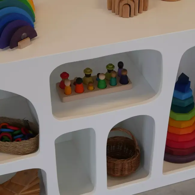 Kids By Design - Organische Vakkenkast Santorini - Middel (H 70 cm)