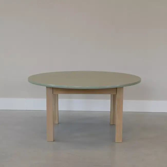 Kids By Design - Tafel Rond Set Sage Groen (Ø 90cm ) - Peuter (5-delig)