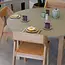 Kids By Design - Tafel Rond Set Sage Groen (Ø 90cm ) - Peuter (5-delig)