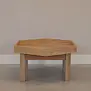Kids By Design - Zeshoekige Eiken Activiteiten Speeltafel met Rand - Alleen Tafelblad