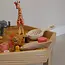 Kids By Design - Zeshoekige Eiken Activiteiten Speeltafel met Rand - Alleen Tafelblad