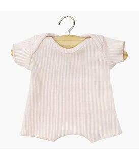 Romper - Pastelroze Rib (Pop 28 cm)