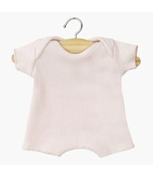 Romper - Pastelroze Rib (Pop 28 cm)