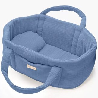 Minikane Poppenwieg - Denimblauw